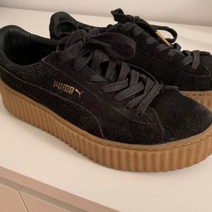 Black velvet fenty creepers